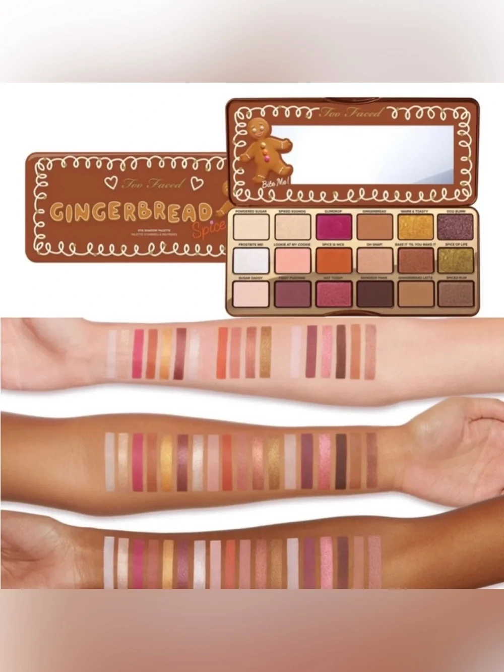 NIB Too Faced Gingerbread Spice Eyeshadow Palette